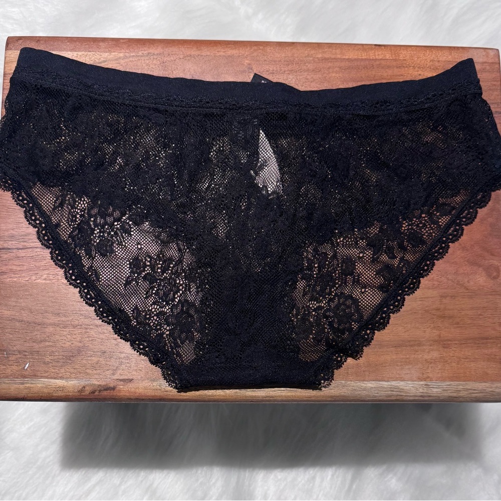 Victoria's Secret Black Lace Panties